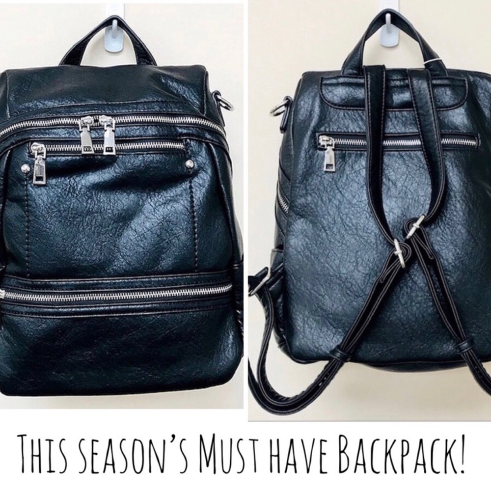 The “Must Have” Black Backpack,NWT-Boutique